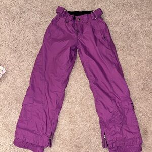 Sz 8 girls Body Glove Kids snow ski Purple Pants